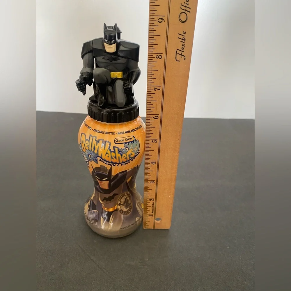 Batman BellyWashers Cheeky Cherry vintage EMPTY bottle collectible